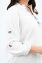 Women's Embroidery Detailed Long Sleeve Blouse 1715-24 - 6