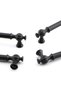 Metal Handle Kitchen Furniture Drawer Cupboard Cabinet Door Handles Handle 160 mm Black - 4