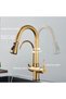 Dual Flow Antique Kitchen Sink Faucet with Fountain - 7 Years Warranty, Spiral and Touch - 5