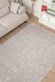 Mia Viscose Woven Carpet Non-Slip Base Washable Gray Beige Kitchen Carpet 1451 - 4