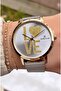 Yellow Silver Color Women's Wristwatch - Bracelet