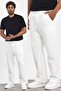 New Season Men's White Sweatpants - Baggy Loose Fit, 3 Thread Raised Mz73037