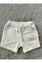 Men's Organic Şile Cotton 3-Piece Set (Gray, Blue, Ecru) Baby and Kids Shorts with Elastic Waist and Pockets - 4