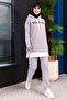 Medium Women's Gray Tunic and Trousers Set - 3553 - 3