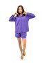 Women's Long Sleeve Shirt Collar Two-Piece Set 4096-25 - 3
