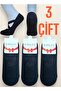 3 Pairs Pilates Non-Slip Yoga Dance Socks Standard Size - 2
