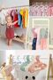 Kit 24 Pieces Baby Hangers Children's Clothes Hangers White Bow Hangers - 4