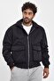 New season black zip-up bomber jacket mz56112 - 4