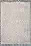 Mia Viscose Woven Carpet Non-Slip Base Washable Gray Beige Kitchen Carpet 1451