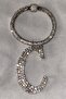 Stone Bracelet Keychain with Letter C - 2