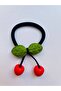 Elastic Hair Tie with Pearls, Double Buckle, 16 Pearls - 3