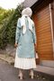 Green Women's Tunic - Plain Shirt Collar - 3123 - 6