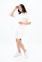 Women's Large Size Sleeve Detailed Shorts Suit 8101-24 - 2