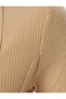 Short Sleeve U Neck Camisole Viscose Fabric Crop T-Shirt - 6