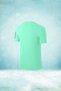 Plus Size Men's Aqua Green Dri-Fit Fabric Crew Neck Short Sleeve Comfort T-Shirt (4XL- 10XL) - 2