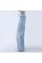 Dompuleri Fashion Butterfly Streetwear Baggy Blue Pants - 4