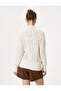 Knitwear Sweater Frilly Openwork Standing Round Collar - 4