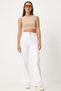 Wide Leg High Waist Jeans White Lut0005 - 3