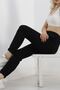 Lucestclz Elastic Leg Sweatpants Black Color New - 2