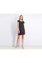 Women Textured Dress, Charcoal - 3