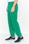 Men Regular Fit Brand Logo Sweatpants, Green - 3