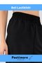 New Season Comfortable Fit Black Elastic Waist Wide Leg Loose Summer Women's Aerobin Trousers - 5