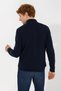 Men's Navy Blue Basic Knitwear Cardigan 50251875 -Vr033 - 5