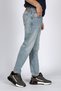 London Normal Waist Tight Tapered Cut Shrinkable Leg Blue Men's Jean Trousers - 5