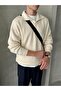 Men's Polo Collar Knitted Oversize Sweater - 2