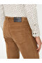Taba Slim Fit Velvet Canvas Trousers 50239895-Vr099 - 6