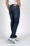 Harry Men's Straight Regular Cut Regular Waist Straight Leg Jean Trousers Blue - 4