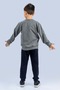 New York Printed Tracksuit Set Mnkdm1001-ny Gray - 4