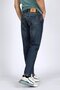 London Normal Waist Tight Tapered Cut Shrinkable Leg Blue Men's Jean Trousers - 5