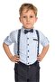 Oxford Shirt Long Pants Boy's Set Mnk0302 Blue - 6