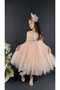 Buket Model Girls' Evening Dress Somon