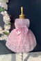 Lace Baby Girl Dress Pnpn152 Pink - 2