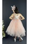 Buket Model Girls' Evening Dress Somon - 4