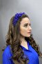 Blue Pollux Crystal Stone Henna and Bridal Crown
