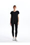 LCW Women's Seamless Elastic Waist Leggings - 2