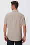 Andre Men's Woven Shirt Beige - 4