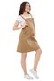Myra6310 Denim Maternity Gilet Dress - 2