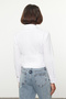 White Fitted Woven Shirt TWOAW25GO00075 - 5
