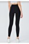 Battal plus size high waist submersible fabric inner raised fleeciness winter black women's tights - 2