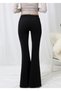 Women's Black High Waist Spanish Leg Shaping Steel Leggings - 3