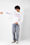 Eternal Text Printed Oversized Unisex White Hoodie - 3