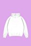 Eternal Text Printed Oversized Unisex White Hoodie - 5