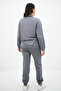 Women's Plus Size Snap Closure Detailed Tracksuit Set 8132-25 - 5