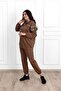 Women's Glitter-Detail Plus Size Tracksuit Set 3671-23 - 5