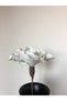 Decorative Handmade Luxury Latex Eva Artificial Flower(EXCEPT VASE) - Gold Gilded White-foam Flower - 2
