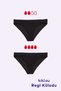Menstrual Panties Set of 2 Low Waisted